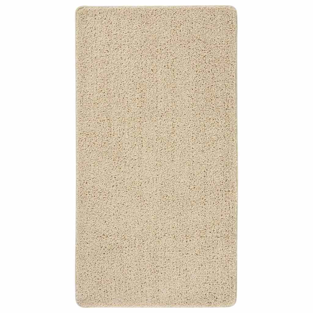 Vidaxl Teppich Shaggy Anti-Slip 80x150 cm cremefarben