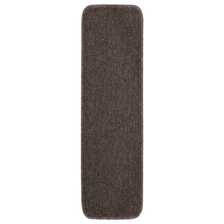 VIDAXL-Treppenmatten 15 St. Anti-Rutsch rechteckig 75 x 20 cm Braun