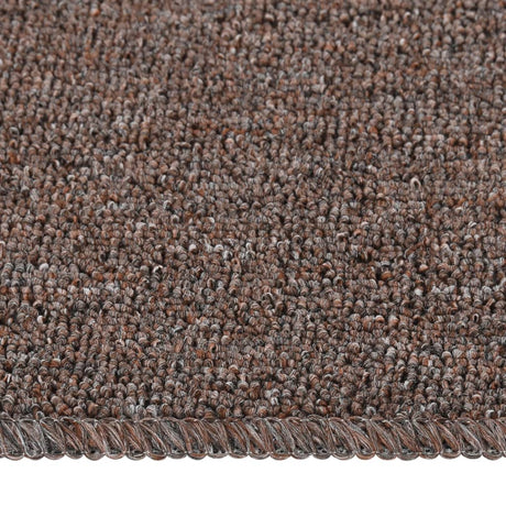 VIDAXL-Treppenmatten 15 St. Anti-Rutsch rechteckig 75 x 20 cm Braun