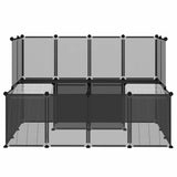 Vidaxl Animal Loft Small 143x107x93 Polypropen und Stahlschwarz