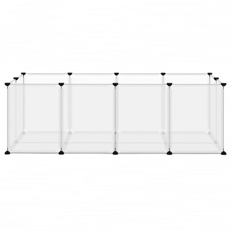Vidaxl Animal Loft klein 144x74x46.5 cm Polypropen und Stahl transparent