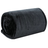 Vidaxl -Decke 130x170 cm Polyesterschwarz