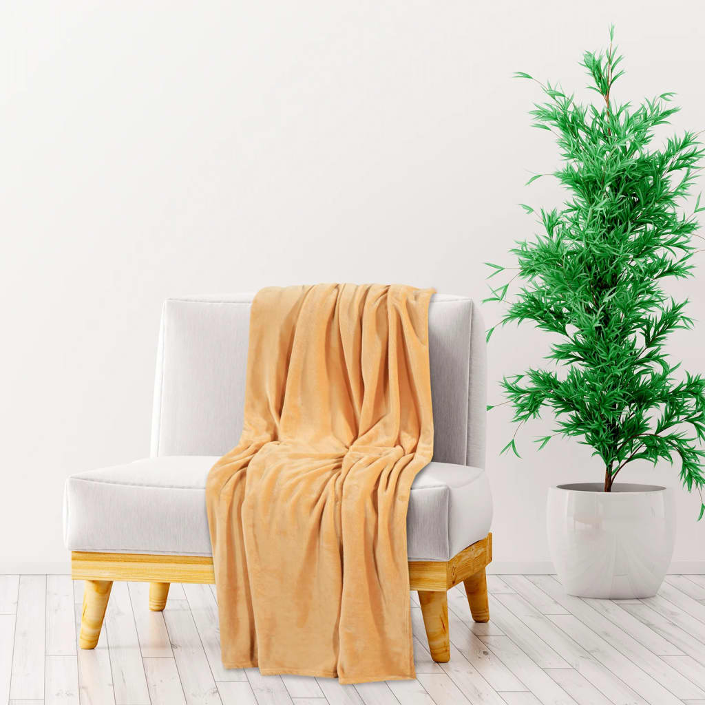 Vidaxl Deken 200x240 cm Polyester Wüstennebel