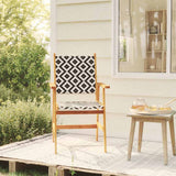 Vidaxl tuinstoelen 4 stuks massief acaciahout