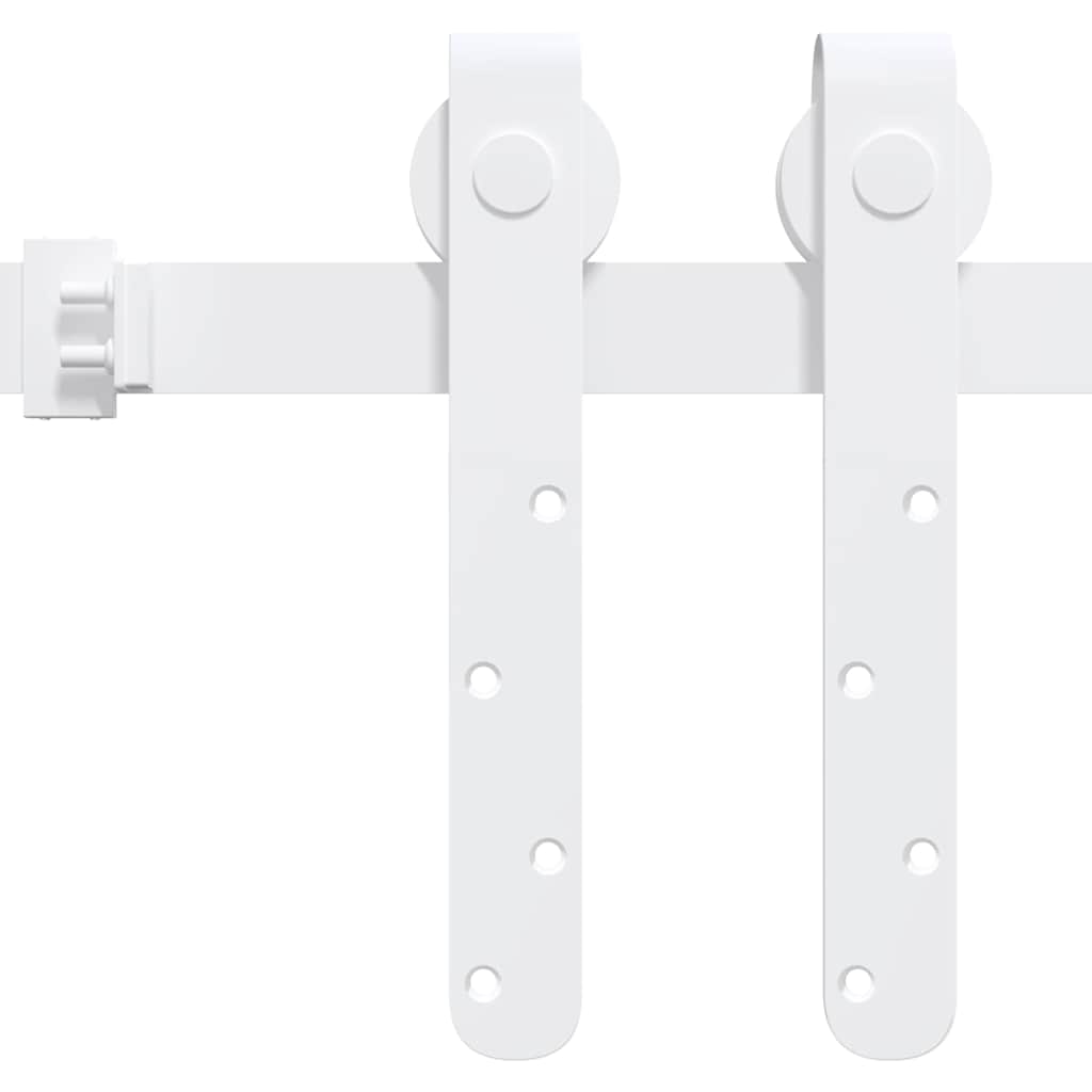 VIDAXL -Suspension für Mini -Skiver -Tür 122 cm Kohlenstoffstahl weiß