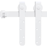 VIDAXL -Suspension für Mini -Skiver -Tür 122 cm Kohlenstoffstahl weiß