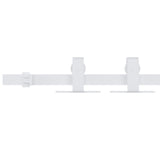 VIDAXL -Suspension für Mini -Skiver -Tür 183 cm Kohlenstoffstahl weiß