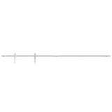 VIDAXL -Suspension für Mini -Skiver -Tür 183 cm Kohlenstoffstahl weiß