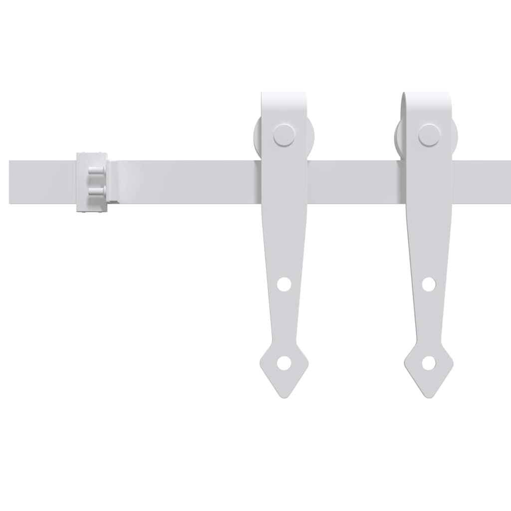 VIDAXL -Suspension für Mini -Skiver -Tür 183 cm Kohlenstoffstahl weiß