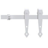 VIDAXL -Suspension für Mini -Skiver -Tür 183 cm Kohlenstoffstahl weiß