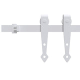 VIDAXL -Suspension für Mini -Skiver -Tür 183 cm Kohlenstoffstahl weiß