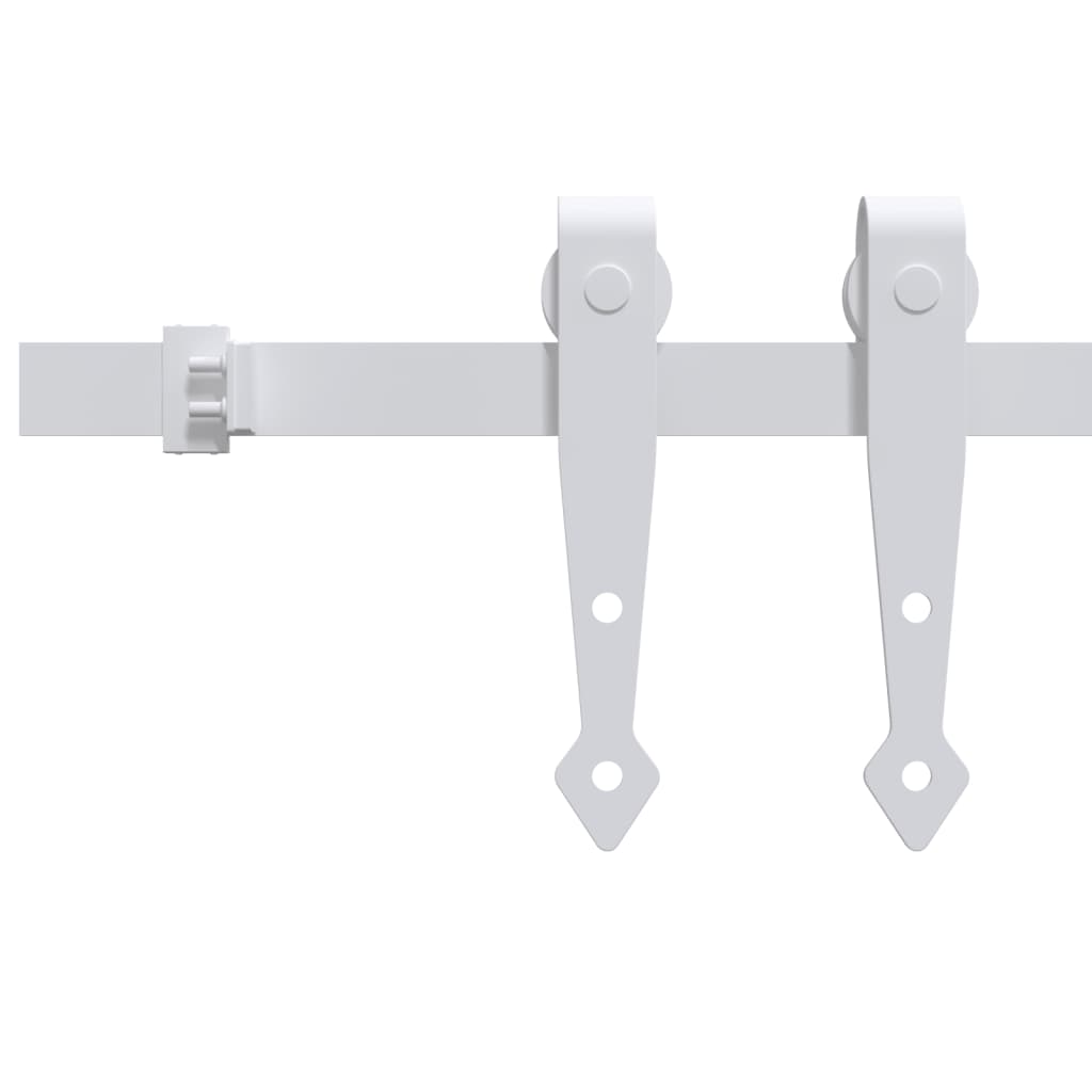VIDAXL -Suspension für Mini -Skiver -Tür 152 cm Kohlenstoffstahl weiß