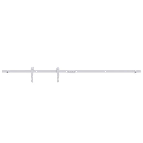 VIDAXL -Suspension für Mini -Skiver -Tür 122 cm Kohlenstoffstahl weiß