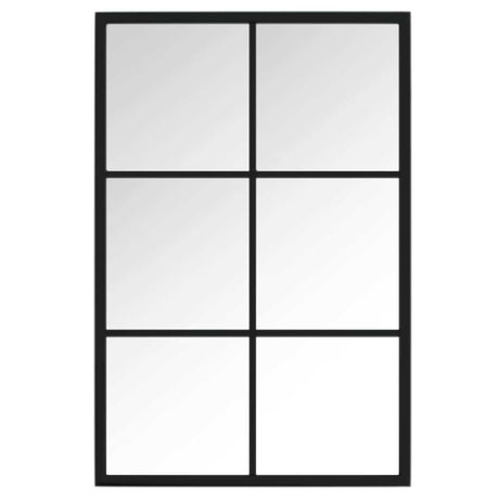 Vidaxl Wandspiegel 60x40 cm Metallschwarz