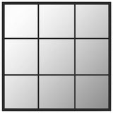 Vidaxl Wandspiegel 60x60 cm Metallschwarz