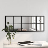 Vidaxl Wandspiegel 100x40 cm Metallschwarz