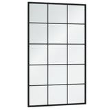 Vidaxl Wandspiegel 100x60 cm Metallschwarz