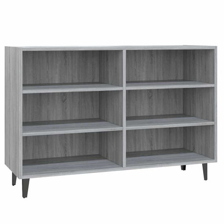 Vidaxl dressoir 103,5x35x70 cm bewerkt hout grijs sonoma eikenkleurig