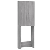 Vidaxl Waschmaschinenschrank 64x25.5x190 cm graue Sonoma -Eichefarbe