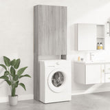 Vidaxl Waschmaschinenschrank 64x25.5x190 cm graue Sonoma -Eichefarbe