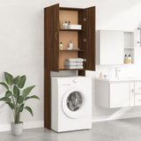 Vidaxl Waschmaschinenschrank 64x25.5x190 cm Braune Eiche Farbe