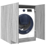 Vidaxl Waschmaschinenschrank 71x71.5x91.5 cm graue Sonoma -Eichefarbe