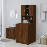 Vidaxl Waschmaschinenschrank 71x71.5x91.5 cm Braune Eiche Farbe
