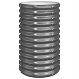 Vidaxl plantenbak 40x40x68 cm gegalvaniseerd staal antracietkleurig