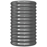 Vidaxl plantenbak 40x40x68 cm gegalvaniseerd staal antracietkleurig