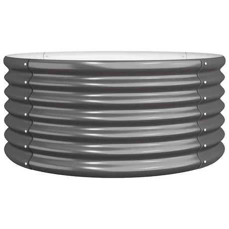 VIDAXL -Planungsbox 80x80x36 cm verzinkter Stahl -Anthrazit -Verschärfen