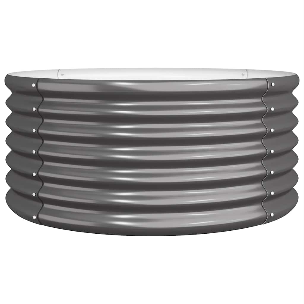 VIDAXL -Planungsbox 80x80x36 cm verzinkter Stahl -Anthrazit -Verschärfen