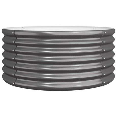 VIDAXL -Planungsbox 80x80x36 cm verzinkter Stahl -Anthrazit -Verschärfen