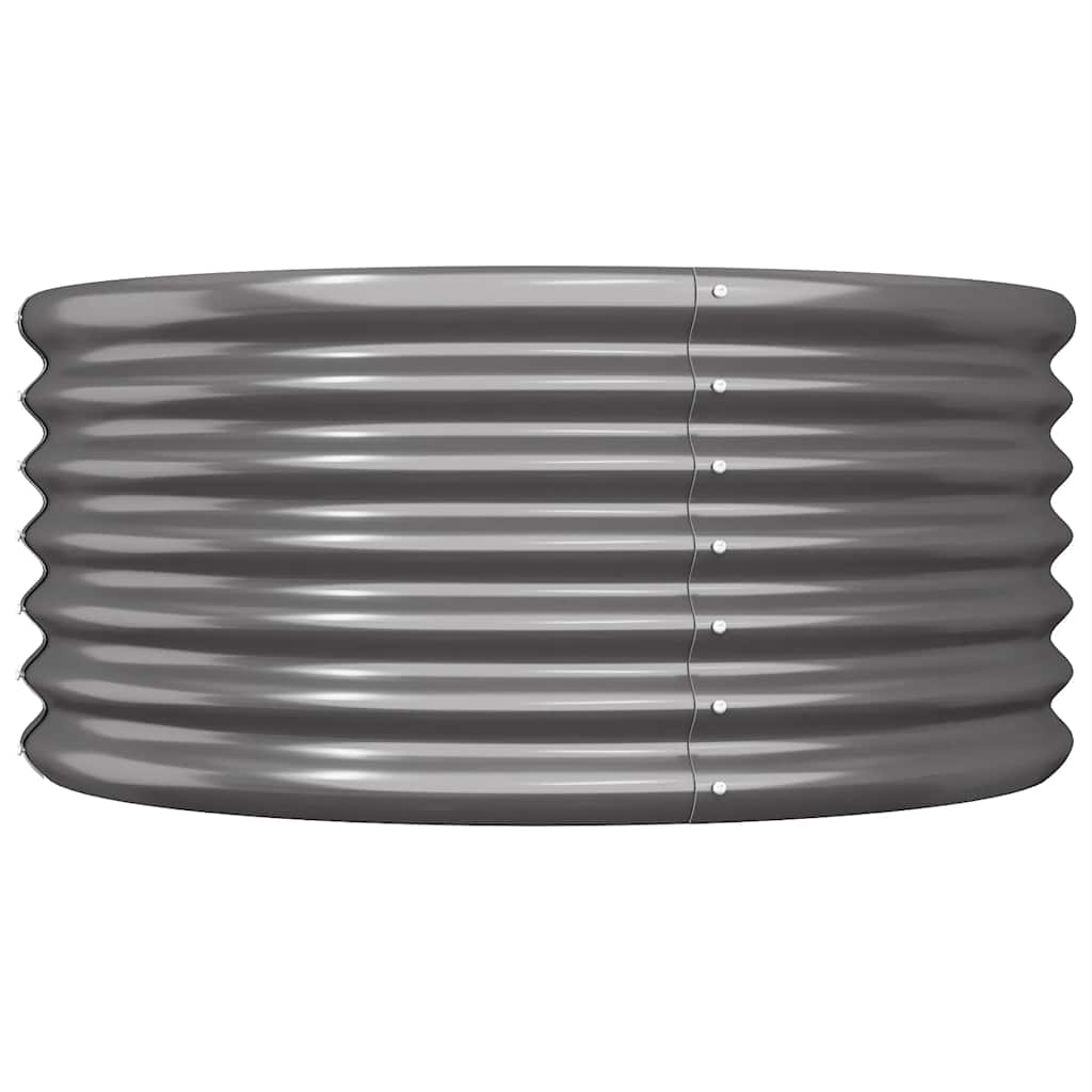 VIDAXL -Planungsbox 80x80x36 cm verzinkter Stahl -Anthrazit -Verschärfen