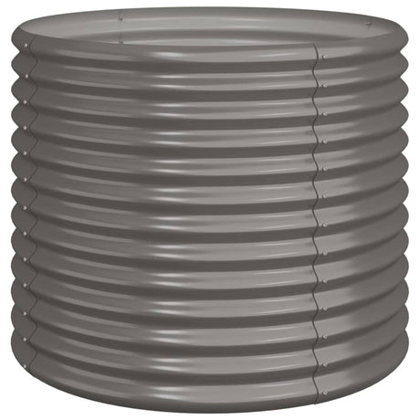 VIDAXL -Planungsbox 80x80x68 cm Pulver -Stahl grau