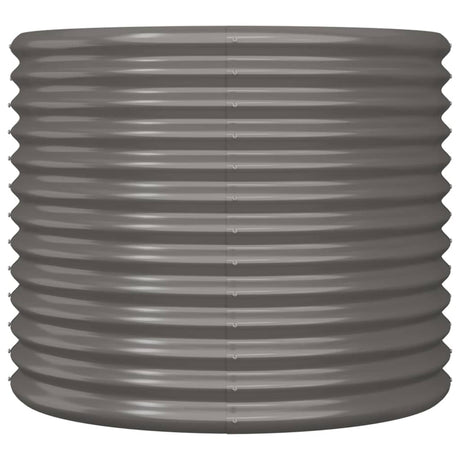 VIDAXL -Planungsbox 80x80x68 cm Pulver -Stahl grau