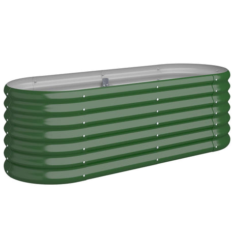VIDAXL -Planungsbox 114x40x36 cm verzinktes Stahlgrün