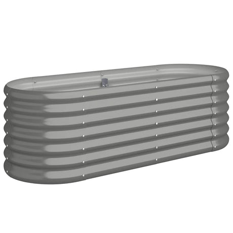 VIDAXL -Planungsbox 114x40x36 cm verzinkter Stahl grau