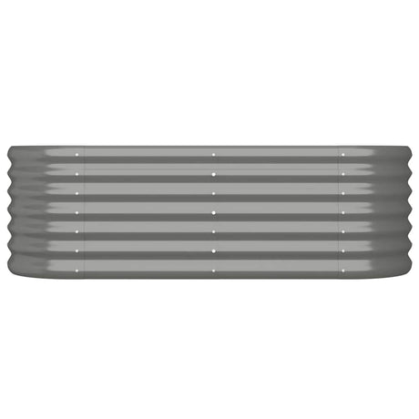 VIDAXL -Planungsbox 114x40x36 cm verzinkter Stahl grau