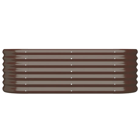 VIDAXL -Planungsbox 114x40x36 cm verzinkter Stahl braun