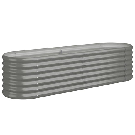 VIDAXL -Planungsbox 152x40x36 cm verzinkter Stahl grau