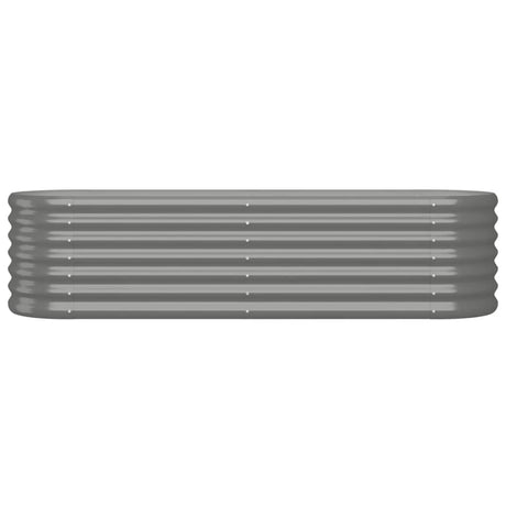 VIDAXL -Planungsbox 152x40x36 cm verzinkter Stahl grau
