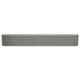 VIDAXL -Planungsbox 260x40x36 cm Pulver -bewegtes Stahl grau