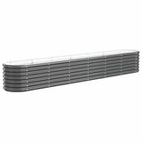 VIDAXL -Planungsbox 260x40x36 cm Pulver -beschichteter Stahl -Anthrazit -Verschärfen
