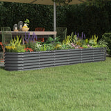 VIDAXL -Planungsbox 260x40x36 cm Pulver -beschichteter Stahl -Anthrazit -Verschärfen