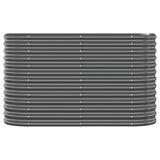 VIDAXL -Planungsbox 114x40x68 cm Pulver -beschichteter Stahl -Anthrazit -Verfahren