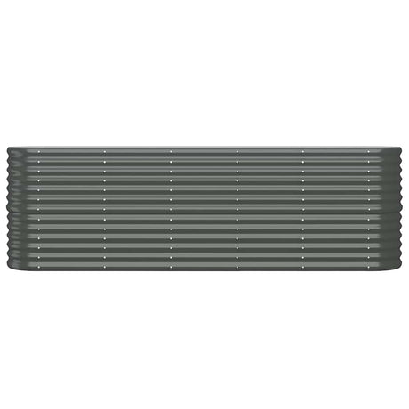 VIDAXL -Planungsbox 224x40x68 cm Pulver -Stahl -Anthrazit -Colored