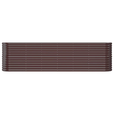 Vidaxx Pflanzgefäß 260x40x68 cm verzinkter Stahl braun