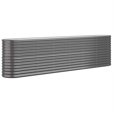 VIDAXL -Planungsbox 260x40x68 cm Pulver -bezogener Stahl -Anthrazit -Verschärfen
