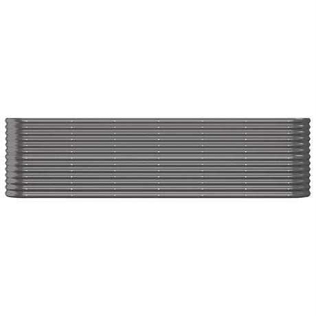 VIDAXL -Planungsbox 260x40x68 cm Pulver -bezogener Stahl -Anthrazit -Verschärfen