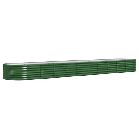 Vidaxx Pflanzgefäß 440x80x36 cm verzinkter Stahl grün